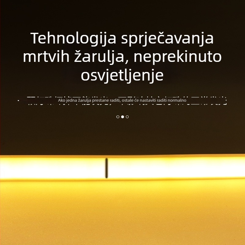 COB LED traka 220V, vanjska vodootporna, u skrivenom stropnom kanalu, visoka svjetlina za kućno osvjetljenje