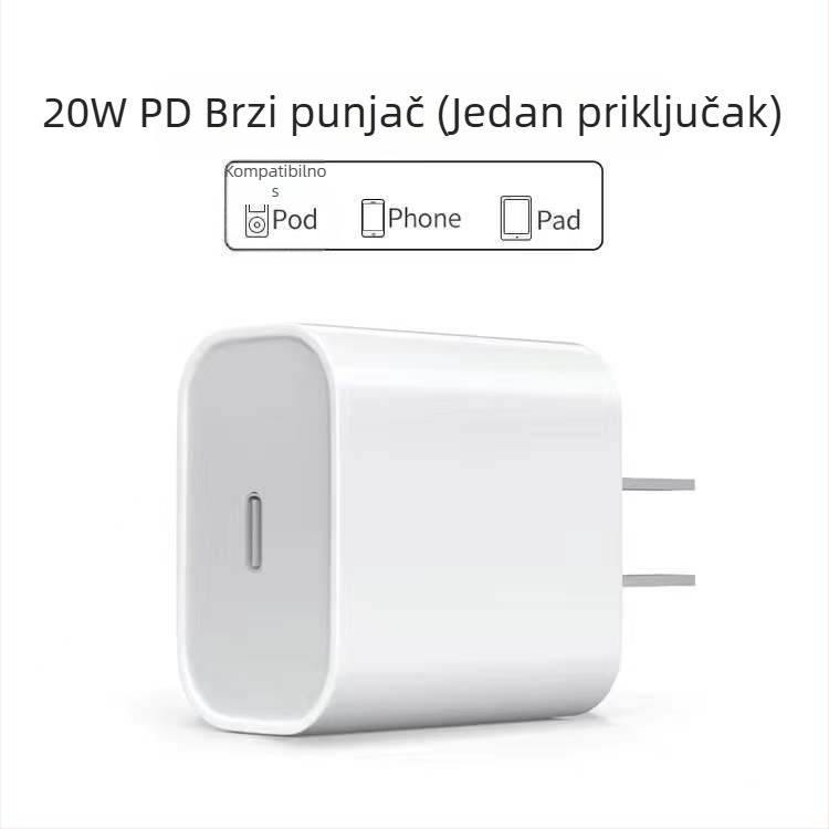 Kabel za punjenje s Lightning i Micro USB priključcima, duljina 1–2 m, TPE materijal, automatsko isključivanje, maksimalna izlazna snaga 12 W.