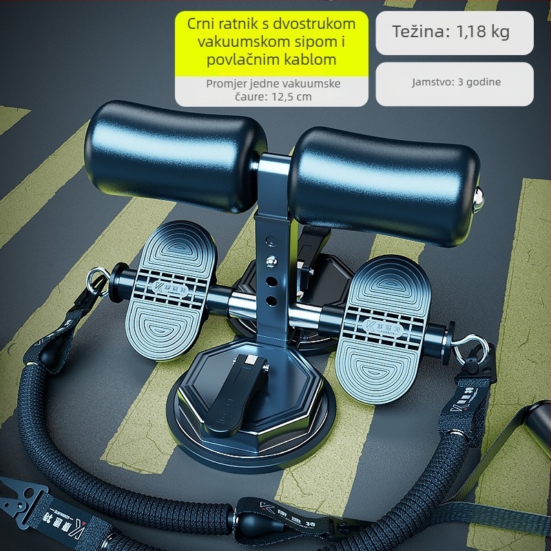 Sit-up asistent – sklopivi, 1,13 kg, za kućnu upotrebu, ured i vani