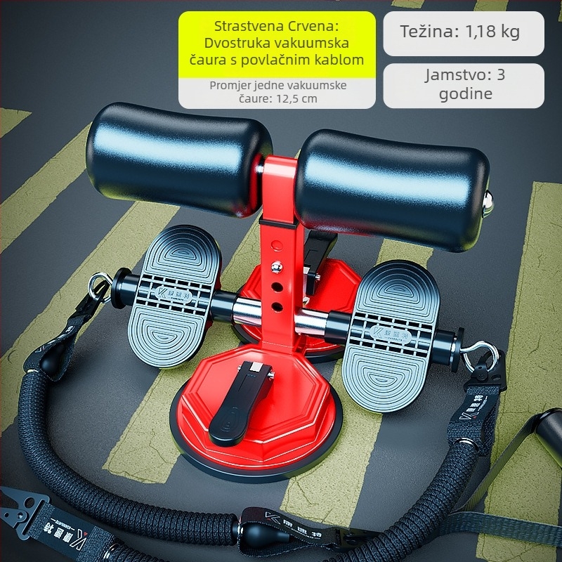 Sit-up asistent – sklopivi, 1,13 kg, za kućnu upotrebu, ured i vani