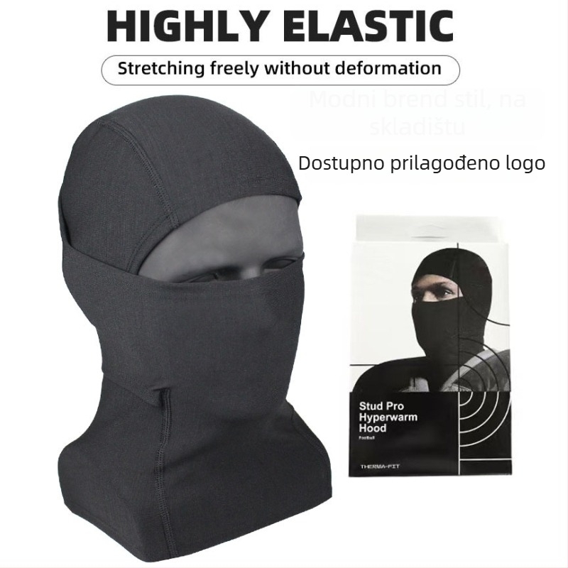 Maska za lice za vožnju | Poliester i Spandeks | Bird-Eye tkanina | OEM logotip prilagodba | Unisex