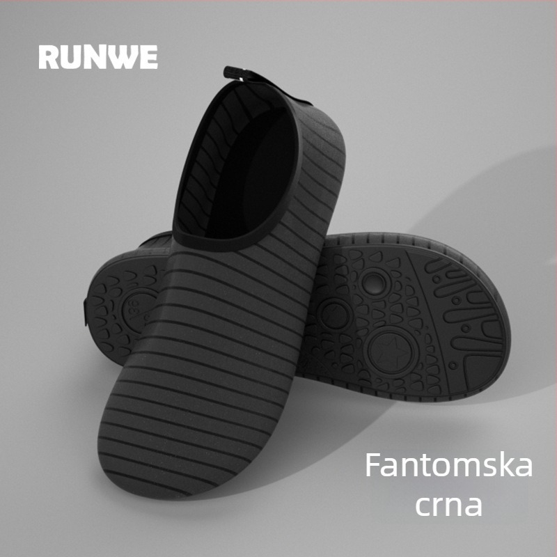 Indoor fitness tenisice – mekana podloga, lagane, protuklizne, prugasti uzorak, pogodna za ples i kućne treninge (Podstava: prirodni kaučuk; Gornji dio: pamuk; Unutarnji dio: pamuk; Visina gležnja: niska)