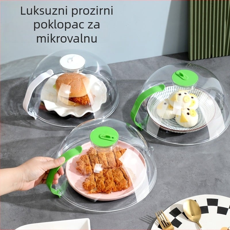 Poklop za mikrovalnu protiv prskanja, plastični otporan na visoke temperature, moderni minimalistički stil, marka Early zen
