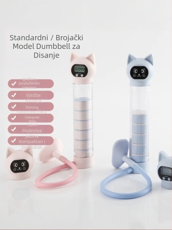 Nuopusi prilagodljiva tegova za trening disanja za kućni fitness, ABS konstrukcija, model 025A, trener za trbuh i kapacitet pluća