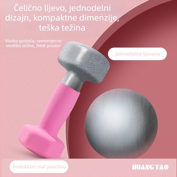 Royal Peach bućica, EVA materijal, heksagonalnog oblika, 1-5 kg, kućna fitness oprema