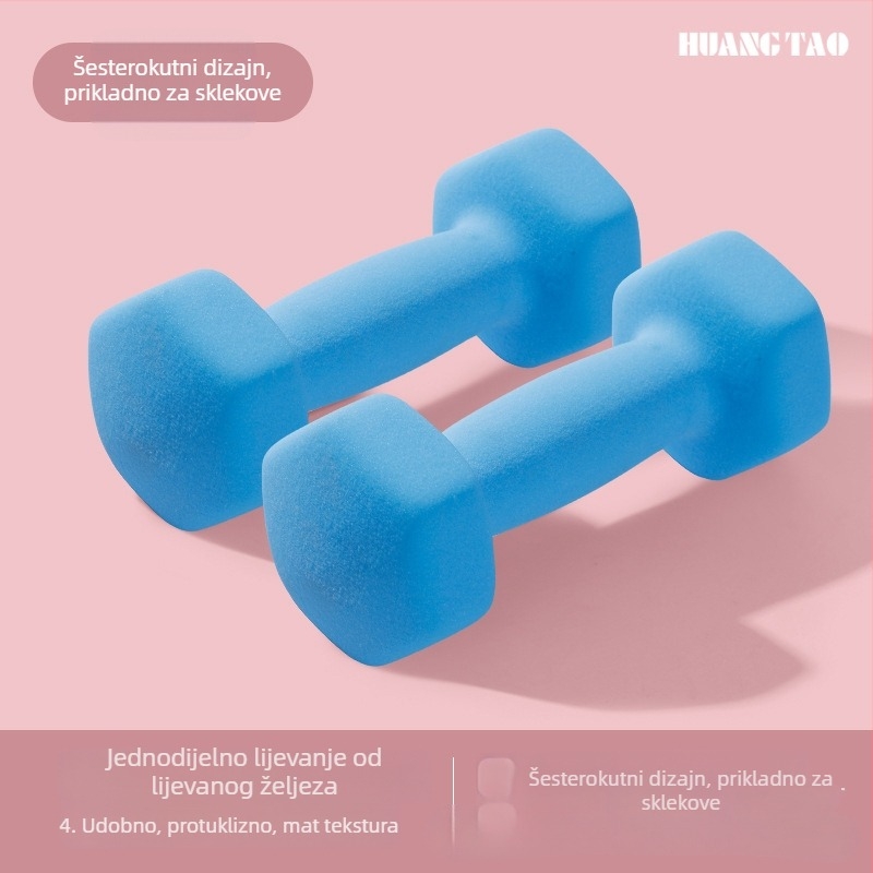 Royal Peach bućica, EVA materijal, heksagonalnog oblika, 1-5 kg, kućna fitness oprema