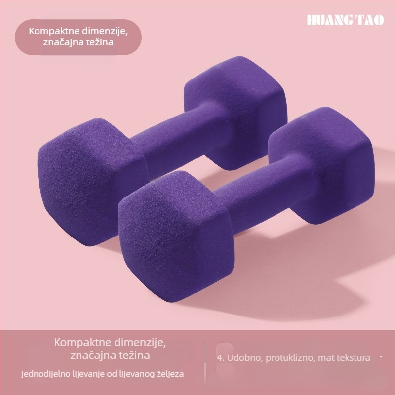 Royal Peach bućica, EVA materijal, heksagonalnog oblika, 1-5 kg, kućna fitness oprema