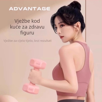 PVC dumbbell za kućno vježbanje – toniziranje ruku, 1 komad, Kod proizvoda 062