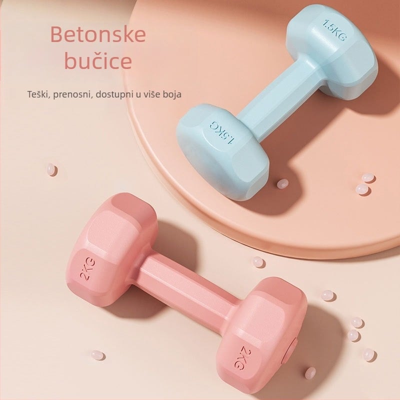 PVC dumbbell za kućno vježbanje – toniziranje ruku, 1 komad, Kod proizvoda 062