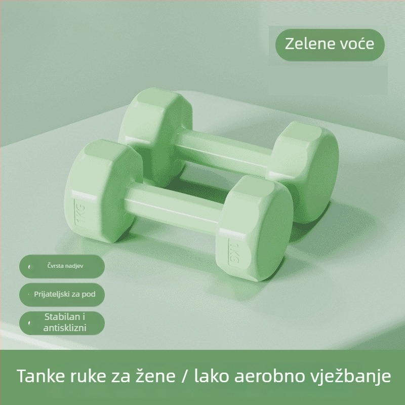 PVC dumbbell za kućno vježbanje – toniziranje ruku, 1 komad, Kod proizvoda 062
