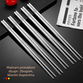 Čiste titanijske štapiće za kućnu upotrebu – luksuzni antibakterijski i otporni na plijesan poklon-set u kutiji, prilagodljiv