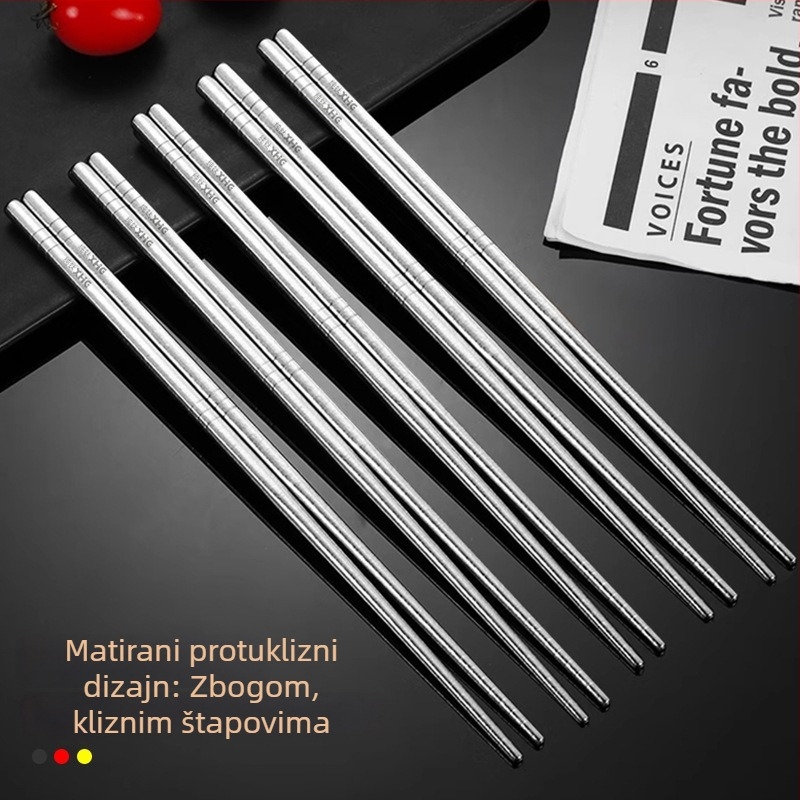 Čiste titanijske štapiće za kućnu upotrebu – luksuzni antibakterijski i otporni na plijesan poklon-set u kutiji, prilagodljiv