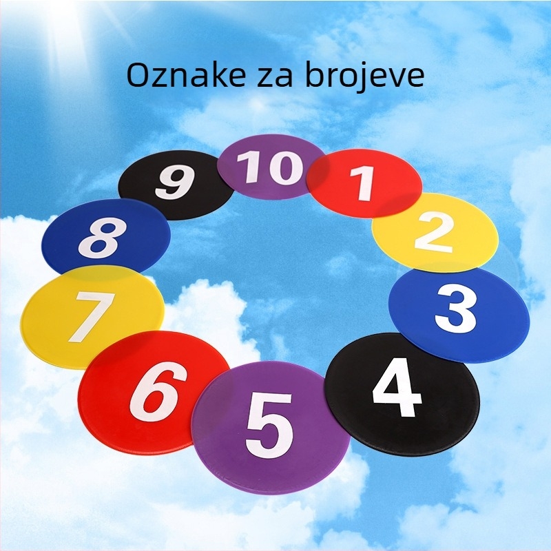 PVC marker za trening košarke – prilagodljiva obrada