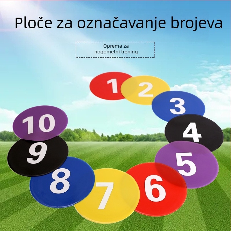 PVC marker za trening košarke – prilagodljiva obrada