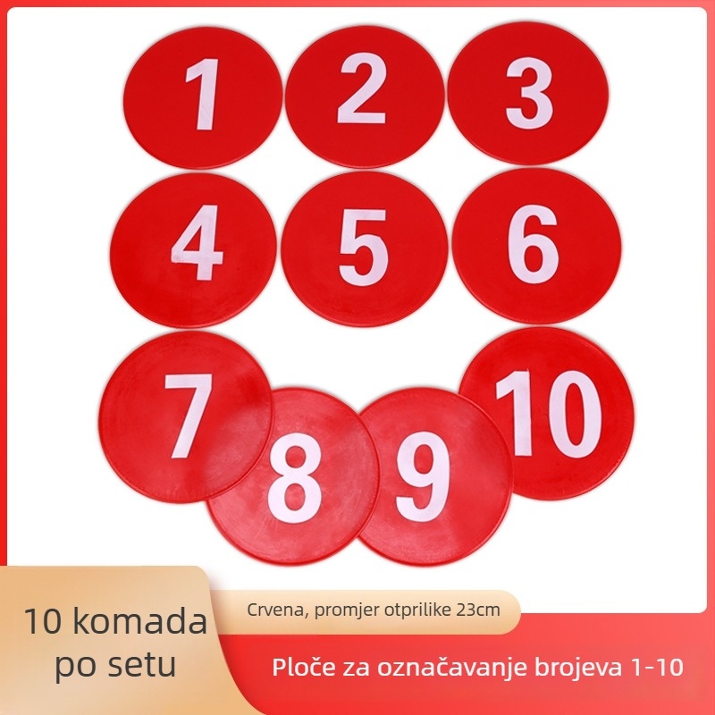 PVC marker za trening košarke – prilagodljiva obrada