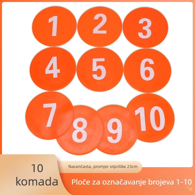PVC marker za trening košarke – prilagodljiva obrada