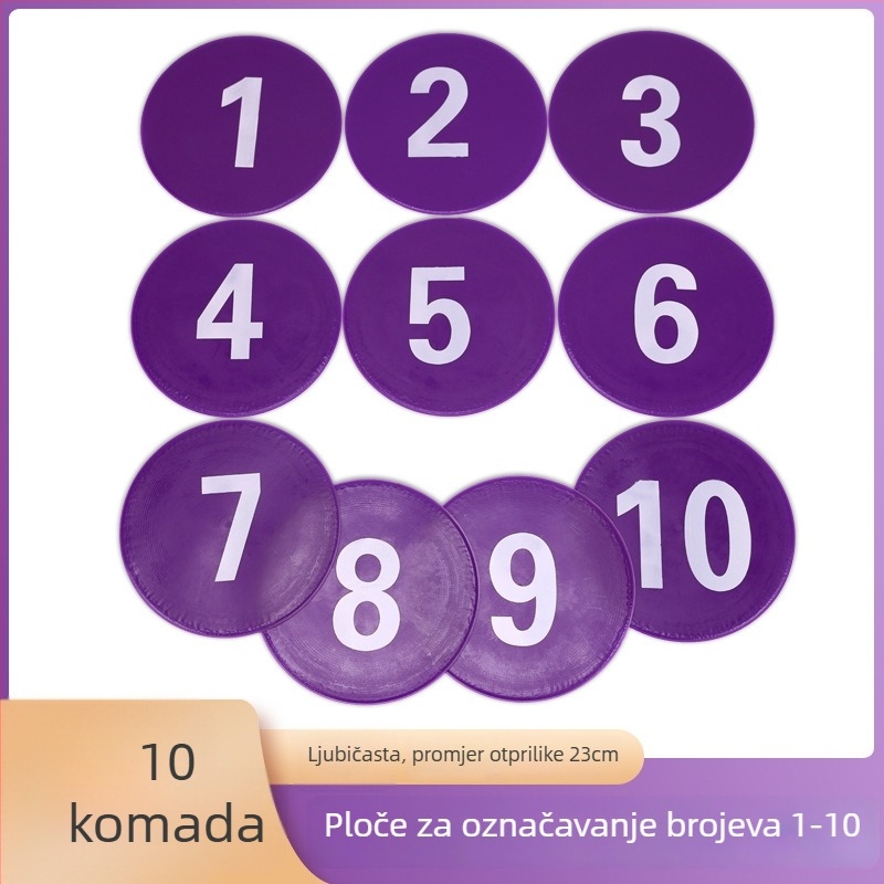 PVC marker za trening košarke – prilagodljiva obrada