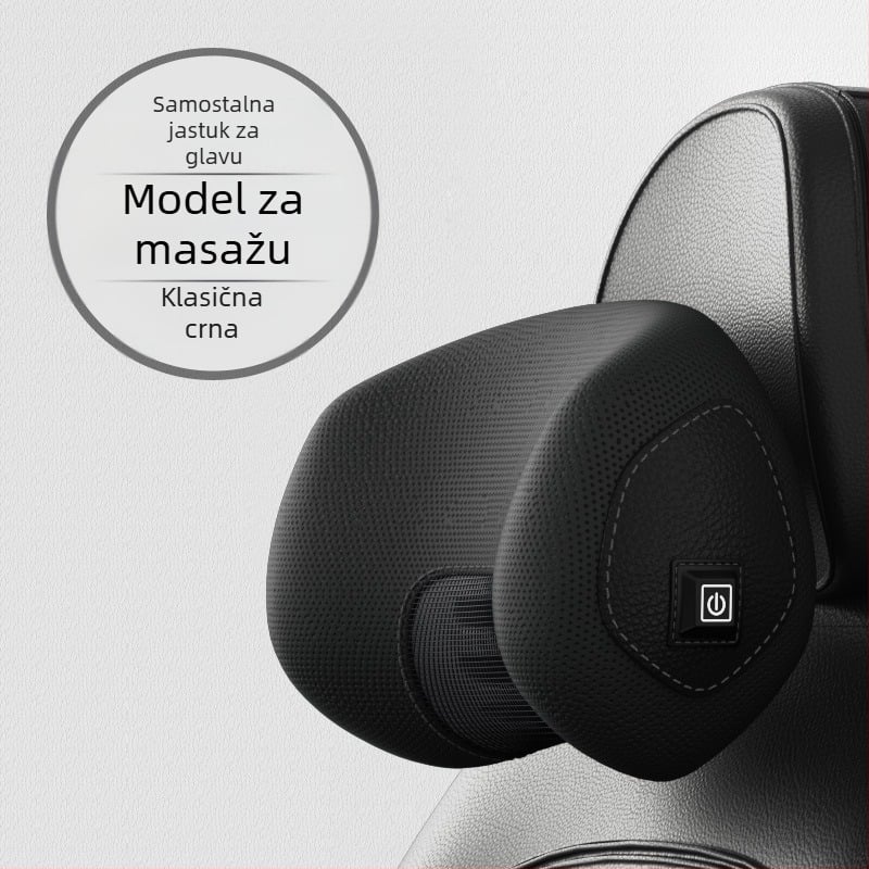 Auto lumbalna potpora s jastučićem za naslanjanje glave, memorijska pjena, nordijski stil, za sve sezone, univerzalna kompatibilnost s vozilima