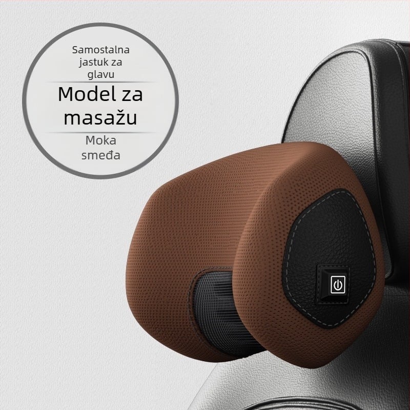Auto lumbalna potpora s jastučićem za naslanjanje glave, memorijska pjena, nordijski stil, za sve sezone, univerzalna kompatibilnost s vozilima