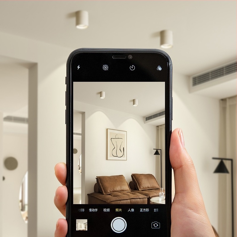 LED stropna usmjerna svjetiljka s podesivim kutem, 220V, aluminijsko kućište, CRI ≥95