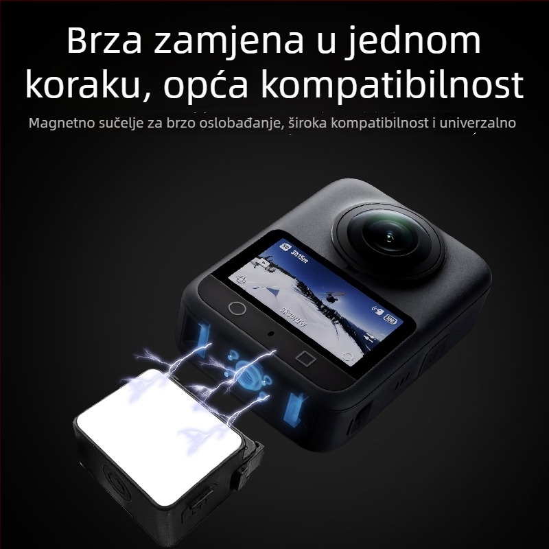 LED rasvjeta za Vlog – DJI Fill Light, Type-C brzo punjenje, magnetsko brzo odvajanje, trobojna boja temperature, snaga ispod 10W