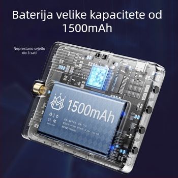 Prenosna RGB LED svjetiljka za fotografiju – 6.5W, 3.7V, 2700–6500K, podesiva jačina svjetla, s neovisnim napajanjem