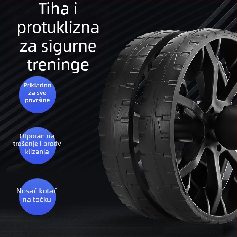 BROMAN trbušni kotač, odvojivi i sklopivi, model CH-100, težina 0,6 kg.