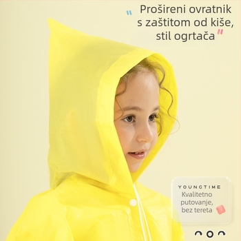 Dječje EVA pončo, zgušnjeni materijal, za jednu osobu