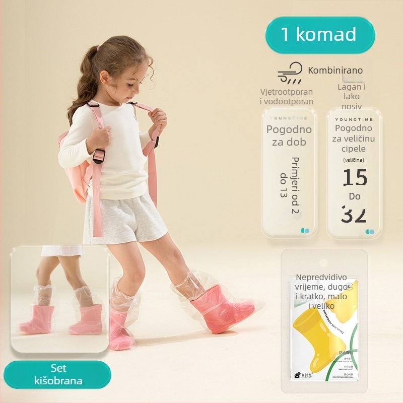 Dječje EVA pončo, zgušnjeni materijal, za jednu osobu