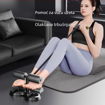 Pomoć za trbušnjake s tri usisne čašice, čvrst dizajn, 1,5 kg, model 20241229