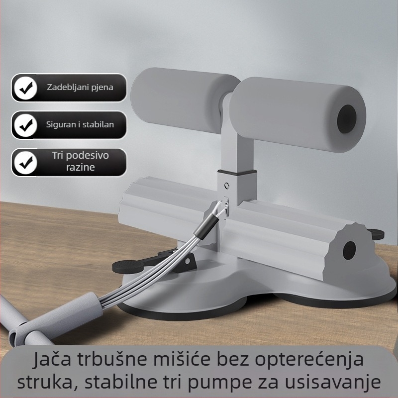 Pomoć za trbušnjake s tri usisne čašice, čvrst dizajn, 1,5 kg, model 20241229