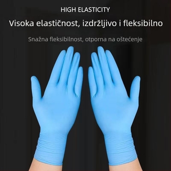 Jednokratne nitrilne rukavice za industrijsko održavanje – otporne na ulje, vodonepropusne, otporne na kiseline i lužine