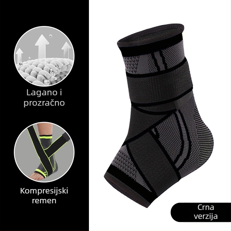 Podrška gležnju za košarku – najlon, odrasla osoba, zaštita gležnja, podrška gležnju
