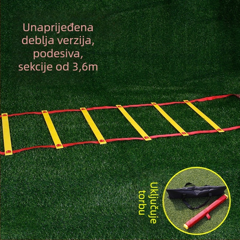 Stabilna ljestvica agilnosti za djecu – trening pokreta nogu i brzine za nogomet i košarku