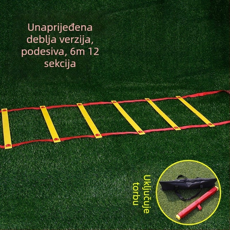 Stabilna ljestvica agilnosti za djecu – trening pokreta nogu i brzine za nogomet i košarku