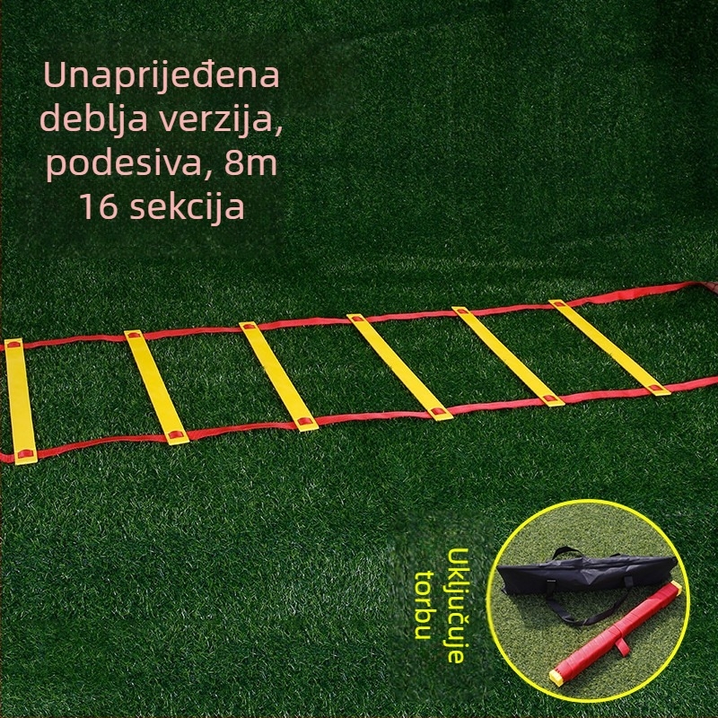 Stabilna ljestvica agilnosti za djecu – trening pokreta nogu i brzine za nogomet i košarku