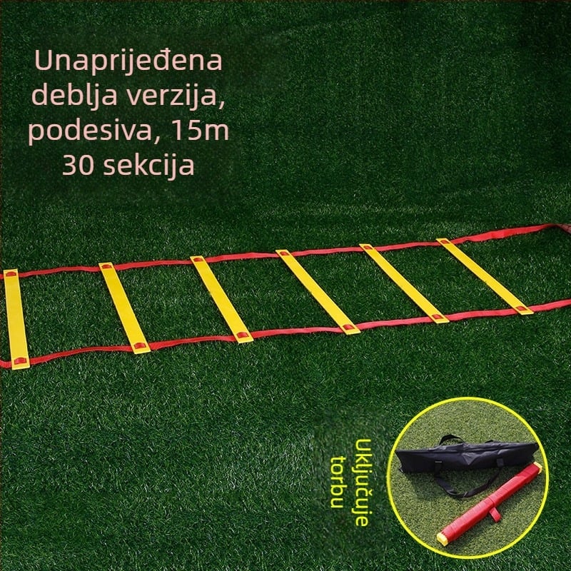 Stabilna ljestvica agilnosti za djecu – trening pokreta nogu i brzine za nogomet i košarku