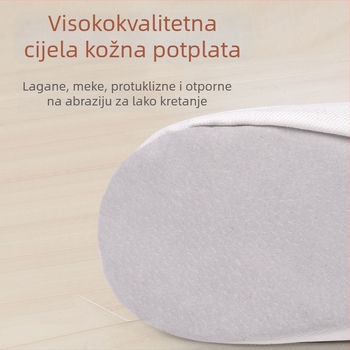 Gimnastične plesne cipele, kožna potplata, jednostruka debljina, unisex, za odrasle, za plesne sportove
