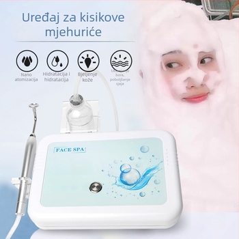 Meihua uređaj za čišćenje lica s tehnologijom aktivnog kisika i mjehurićima – čišćenje, posvjetljenje, obnavljanje kože; prenosiv, IPX3 vodootporan, bez ugrađene baterije