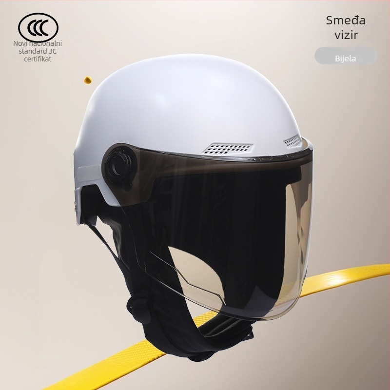 Kaciga za vožnju – ABS, polu-šlem, zimska upotreba, za električna vozila, unisex