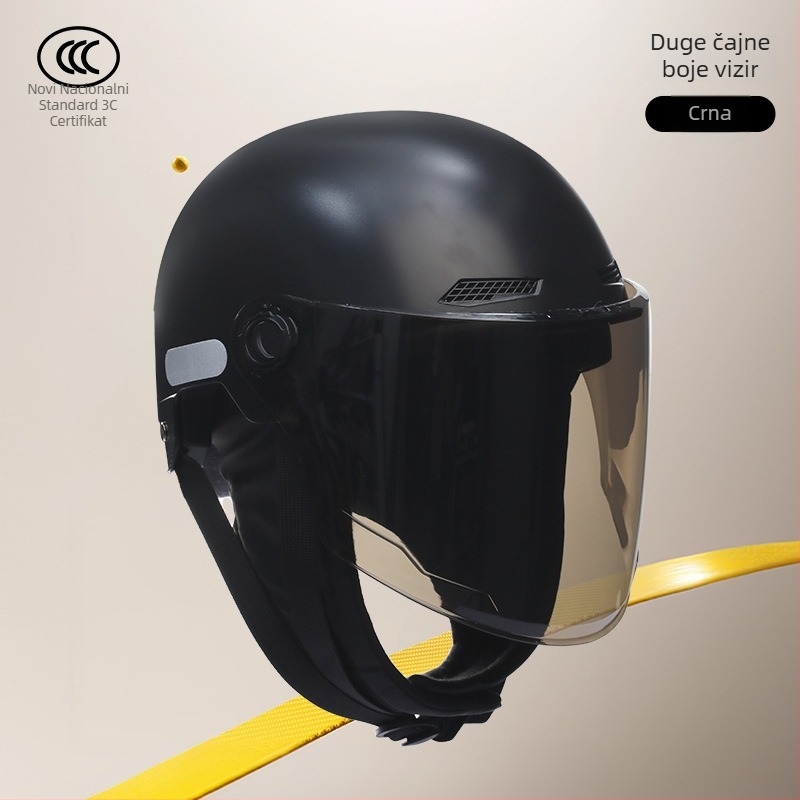 Kaciga za vožnju – ABS, polu-šlem, zimska upotreba, za električna vozila, unisex