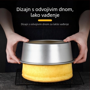 Pengyi Neprijanjajuće kalupe za kolače s okruglim dnom – set alata za pečenje za kućnu upotrebu