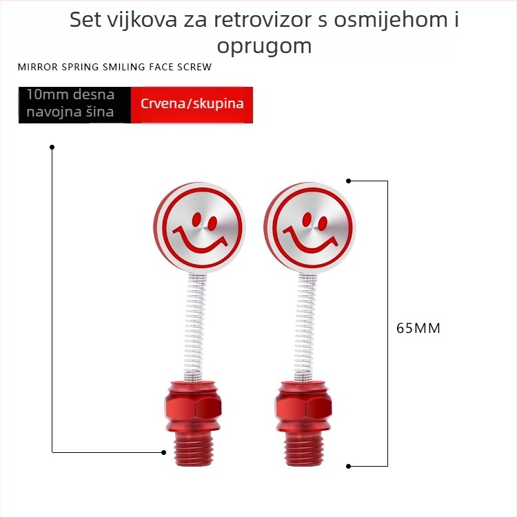 Mojiosaurus Šaraf s pokretnom glavom za univerzalni čep rupe retrovizora