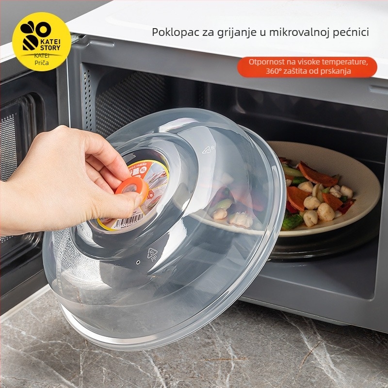 Story of Home Poklop za mikrovalnu – zapečaćen, otporan na prskanje ulja, poklopac za zdjele i kuhanje na paru; materijal: Drugo; stil: Moderan jednostavan