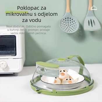 Kryt protiv prskanja mikrovalne pećnice - toplinski otporan plast, moderan jednostavan stil, Morning Dream Jia