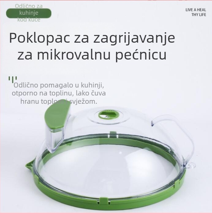 Kryt protiv prskanja mikrovalne pećnice - toplinski otporan plast, moderan jednostavan stil, Morning Dream Jia