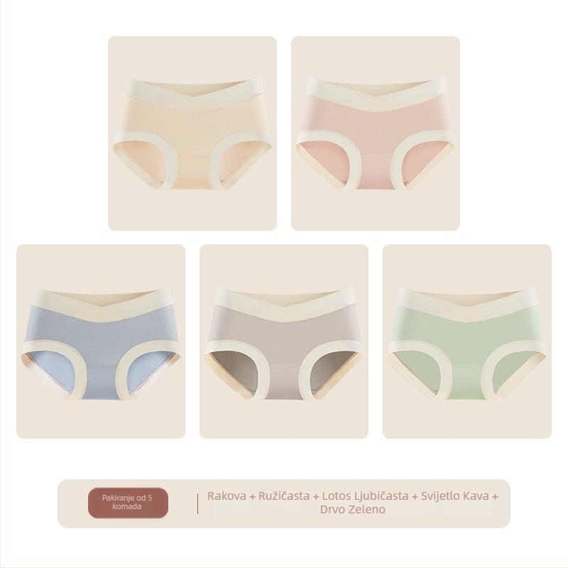 Trudničke gaćice od modala, niski struk, pamukova podstava u preklopu, prozračne i antibakterijske, podrška trbuhu