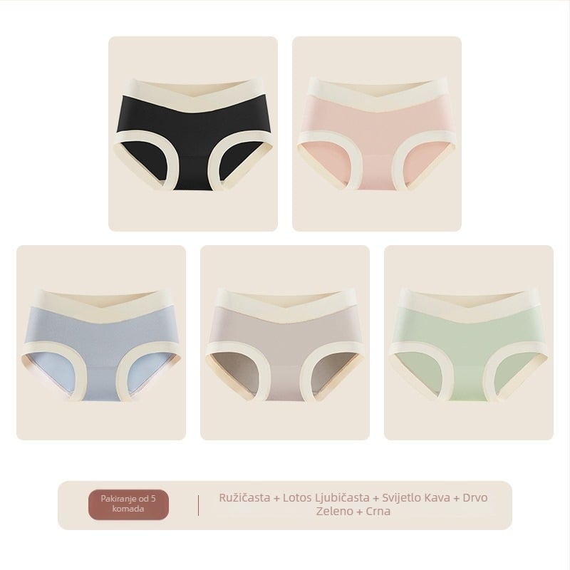 Trudničke gaćice od modala, niski struk, pamukova podstava u preklopu, prozračne i antibakterijske, podrška trbuhu