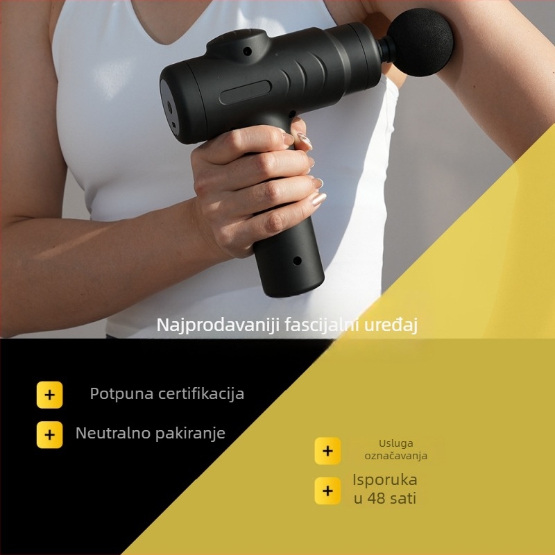 Mini masažni uređaj s tihim radom, grijana glava, 5 brzina, 6+ glava, 1000–1200 mAh, 1–3 h, 36–45 dB