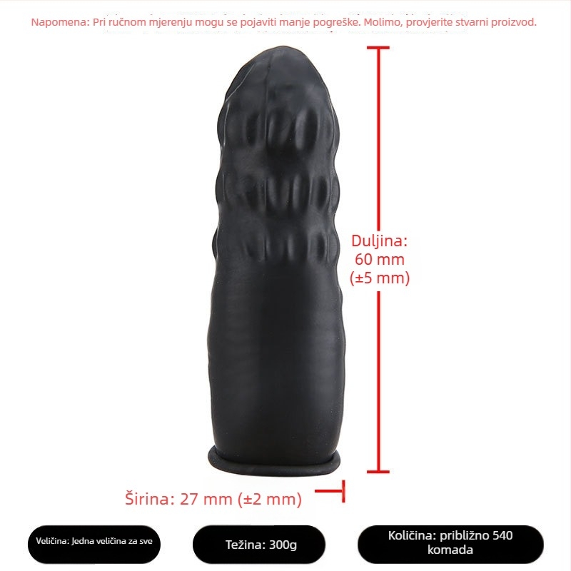 Jednokratne zaštitne navlake za prste – lateks, protuklizne, otporne na habanje, prozirne, za prašnjave radionice i tvornice elektronike